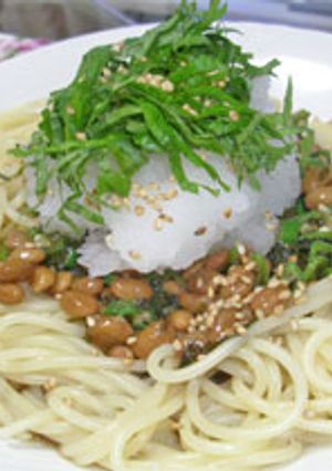 納豆パスタ-レシピのメイン写真