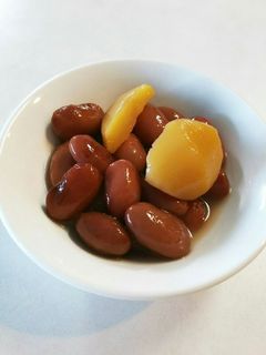材料3つ!!金時豆 栗の甘露煮-レシピのメイン写真