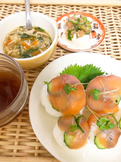 酢飯を使わない☆簡単!手毬寿司-レシピのメイン写真