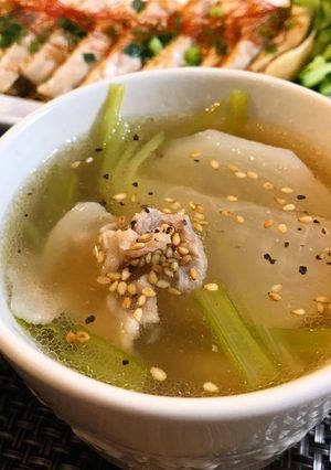 優しい旨味♡豚バラとかぶのスープ-レシピのメイン写真