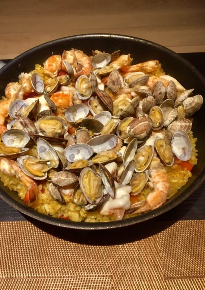 えびとあさりたっぷり⌘魚介のパエリア-レシピのメイン写真