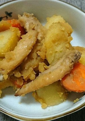 手羽先の先っちょの肉じゃが-レシピのメイン写真