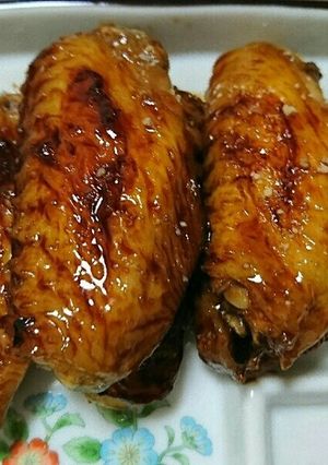 トースターで手羽先の甘辛焼き-レシピのメイン写真