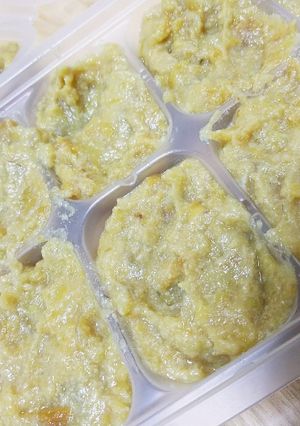 さつまいもとバナナの豆乳煮　離乳食-レシピのメイン写真