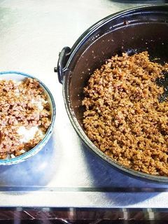 合挽きミンチのそぼろしぐれ煮-レシピのメイン写真