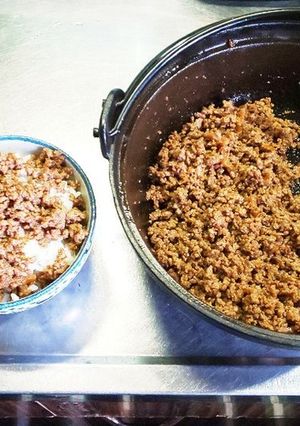 合挽きミンチのそぼろしぐれ煮-レシピのメイン写真
