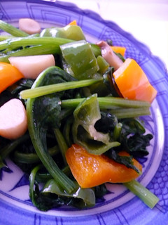 残り野菜と合わせてカンタンほうれん草炒め-レシピのメイン写真