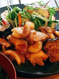 豚肩ロースと茄子の生姜焼き-レシピのメイン写真