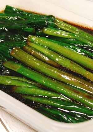 行者にんにくの醤油漬け-レシピのメイン写真