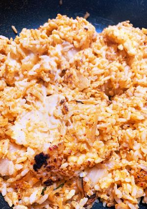 保温しすぎたご飯で簡単キムチチャーハン-レシピのメイン写真