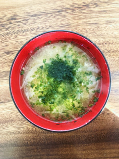 青のりとじゃがいも玉ねぎの味噌汁-レシピのメイン写真
