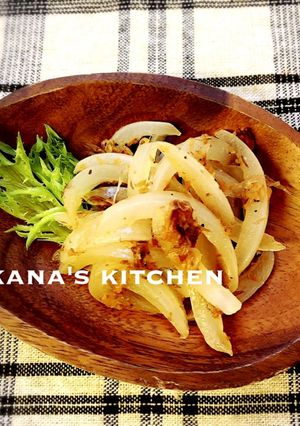 お弁当に♪♪レンジで玉ねぎのガリバタポン-レシピのメイン写真