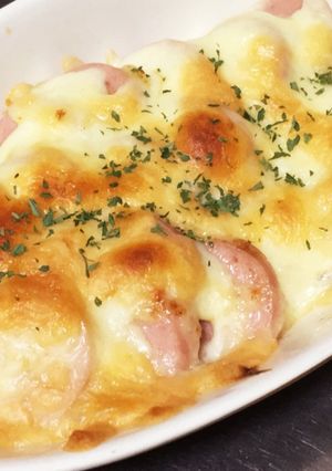 魚肉ソーセージチーズ焼き-レシピのメイン写真