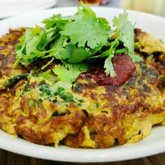 รูปของ パクチーたっぷり《アジアン風オムレツ》