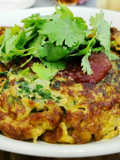 パクチーたっぷり《アジアン風オムレツ》-レシピのメイン写真