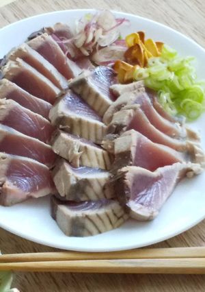 フライパンで簡単！鰹のたたき-レシピのメイン写真