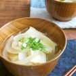 簡単♪具沢山◎たまねぎと厚揚げのみそ汁