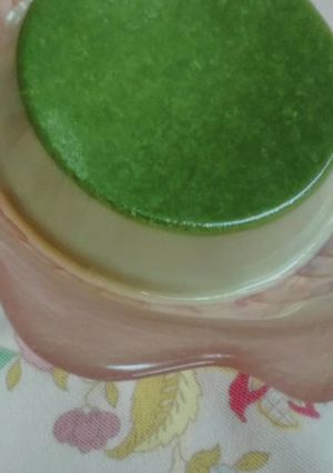 簡単！ ラテスティック使用『抹茶プリン』-レシピのメイン写真