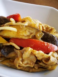 なすと豚こまのカレー炒め-レシピのメイン写真