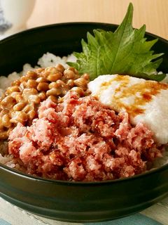 まぐろ・納豆・とろろのねばねば丼-レシピのメイン写真