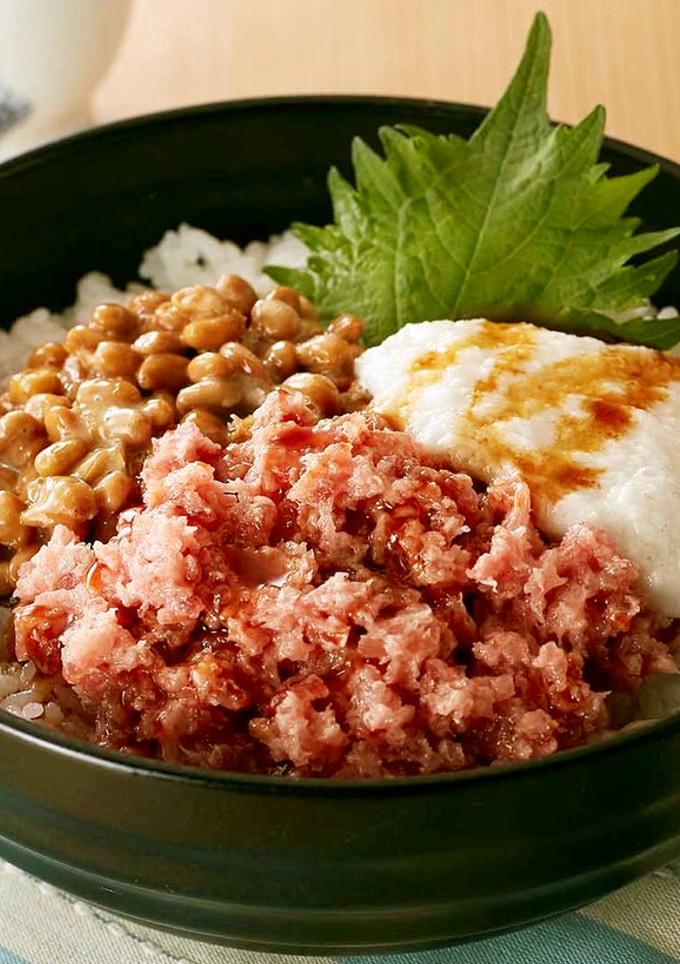 まぐろ・納豆・とろろのねばねば丼-レシピのメイン写真