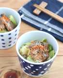簡単おつまみ☆キャベツとさんま蒲焼き和え