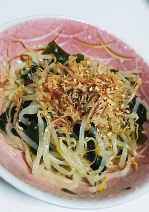 暑い日に!もやしナムル☆ 鰹節ver.-レシピのメイン写真