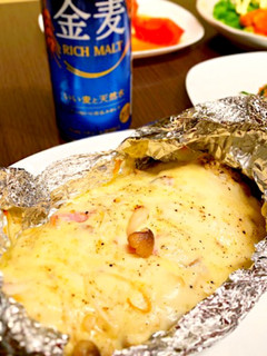 簡単☆きのことベーコンのチーズホイル焼き-レシピのメイン写真