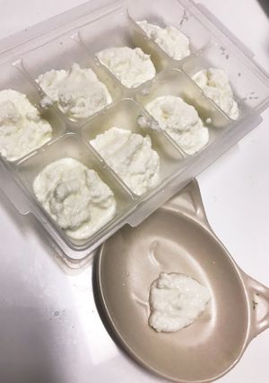 離乳食用 カッテージチーズ 冷凍保存-レシピのメイン写真