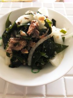 鯖缶で簡単シャキシャキサラダ-レシピのメイン写真