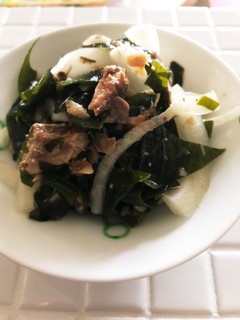 鯖缶で簡単シャキシャキサラダ-レシピのメイン写真