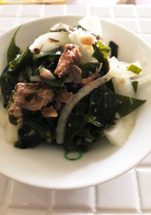 鯖缶で簡単シャキシャキサラダ-レシピのメイン写真