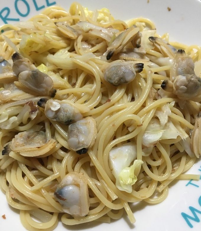 春キャベツとあさりのパスタ-レシピのメイン写真
