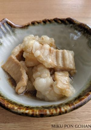 だしまろ酢で簡単！牛ホルモンのさっぱり煮-レシピのメイン写真