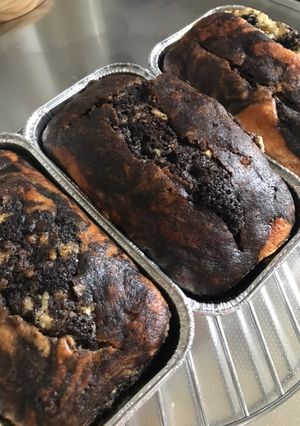 マーブルパウンドケーキ-レシピのメイン写真