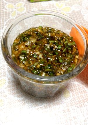 ニラ葱生姜で薬味醤油-レシピのメイン写真