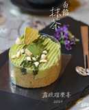 白あんで*お抹茶餡のロールケーキ