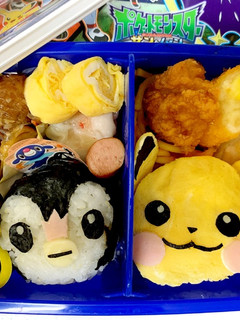 簡単キャラ弁★ピカチュウ&ポッチャマ-レシピのメイン写真