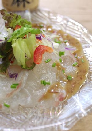 胡麻風味☆和風カルパッチョ-レシピのメイン写真