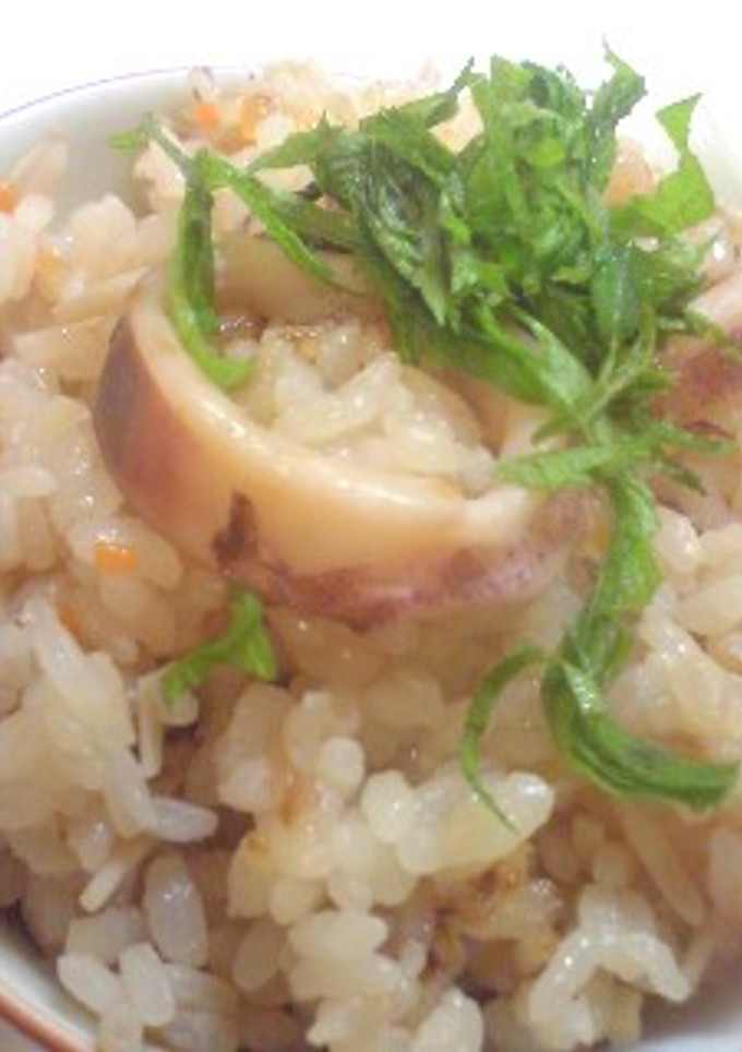 イカの炊き込みご飯-レシピのメイン写真
