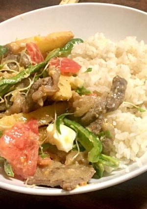 ピーケ・ア・ロ・マーチョボリビアの肉料理-レシピのメイン写真