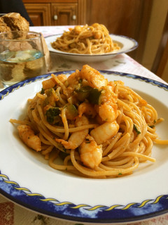 ズッキーニと海老のパスタ-レシピのメイン写真
