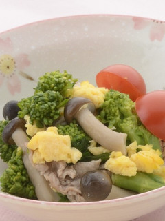 菜の花と卵の炒め物-レシピのメイン写真