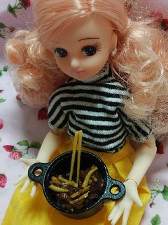 リカちゃんサイズ♡筍と牛肉の甘辛煮ꕤ*.-レシピのメイン写真