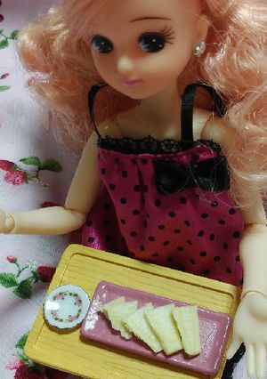リカちゃんサイズ♡破竹のお刺身ꕤ*.ﾟ-レシピのメイン写真