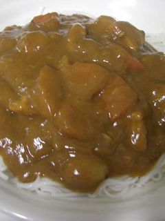 カレーかけちゃった☆そうめん-レシピのメイン写真