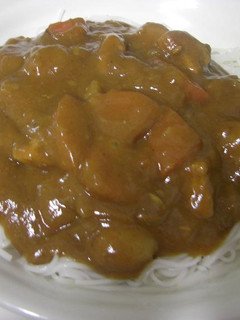 カレーかけちゃった☆そうめん-レシピのメイン写真