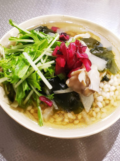 おいしいヘルシー♬もち麦の和風スープ♪-レシピのメイン写真