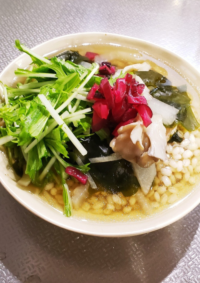 おいしいヘルシー♬もち麦の和風スープ♪-レシピのメイン写真