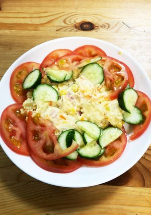 電子レンジで完結させます！ポテトサラダ。-レシピのメイン写真